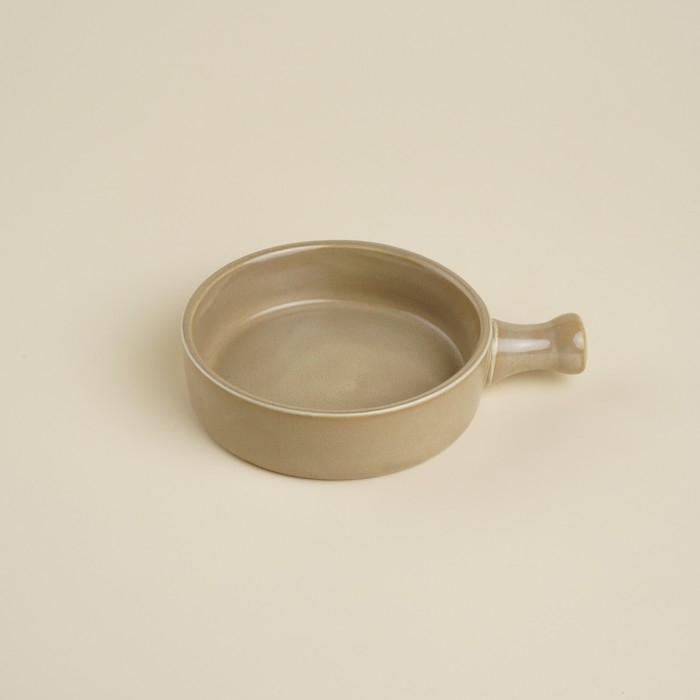 Кокотница фарфоровая SL Home «Песчаный бриз», 17×13,3 см, цвет бежевый Кокотница фарфоровая SL Home «Песчаный бриз», 17×13,3 см, цвет бежевый