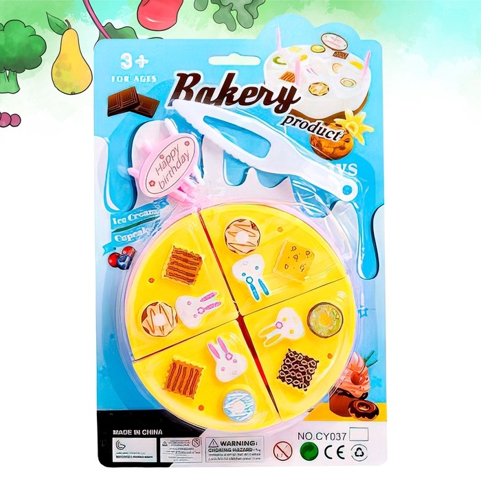 Игровой набор для резки &laquo;Мини тортик&raquo; с аксессуарами, МИКС