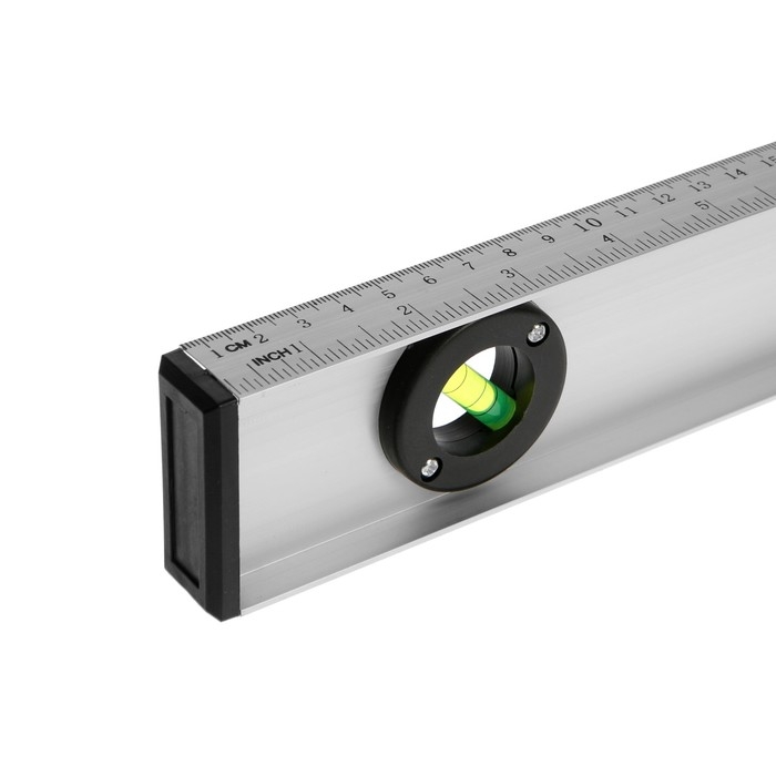 Уровень строительный ЛОМ "Рельс", алюминиевый, 400 мм