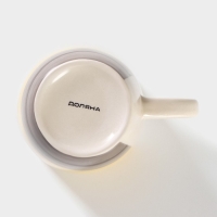 Кружка керамическая Доляна &laquo;Бутон&raquo;, 360 мл, цвет жёлтый