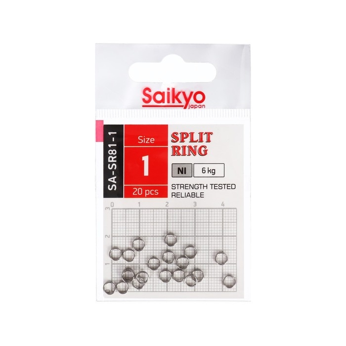 Заводное кольцо Saikyo SA-SR81-1, 20 шт Заводное кольцо Saikyo SA-SR81-1, 20 шт