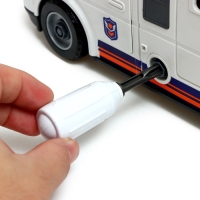 Конструктор винтовой «Полицейский фургон», свет, звук, инерция, 50 деталей Конструктор винтовой «Полицейский фургон», свет, звук, инерция, 50 деталей