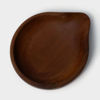 Подставка под ложку, 11,5&times;13,5&times;2,5 см, акация