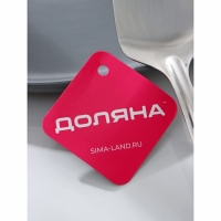 Лопатка из нержавеющей стали Доляна &laquo;Виктория&raquo;, длина 28,5 см, цвет серебряный