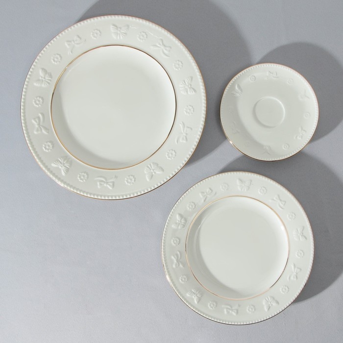 Наборы посуды чайный сервиз столовый фарфоровый &laquo;Магдалена&raquo; 22 предмета