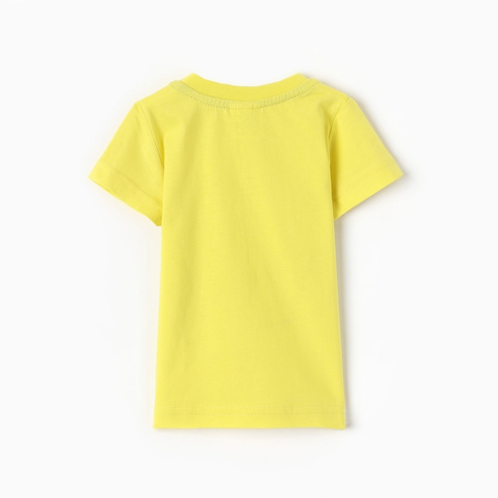 Футболка для девочки, цвет желтый, рост 92 см