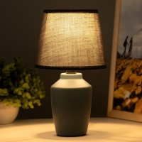 Настольная лампа "Асель" Е14 40Вт зелёный 14х14х24 см RISALUX Настольная лампа "Асель" Е14 40Вт зелёный 14х14х24 см RISALUX