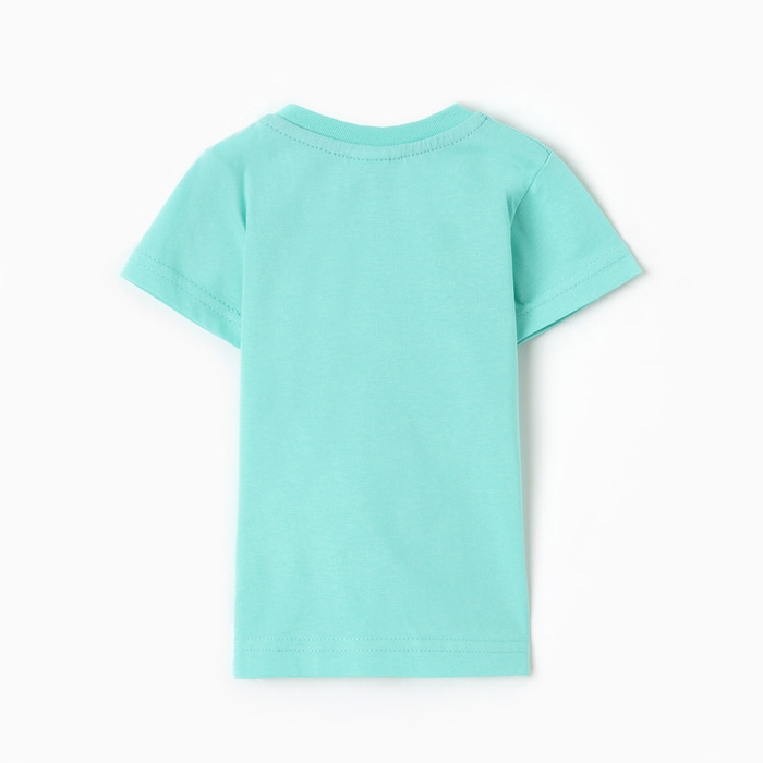 Футболка для мальчика, цвет ментол, рост 80 см Футболка для мальчика, цвет ментол, рост 80 см