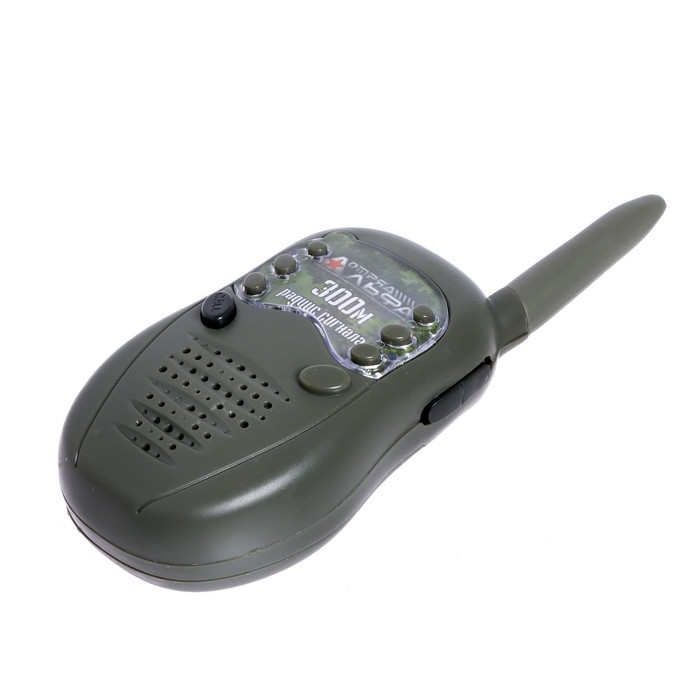 Набор раций &laquo;Опасная миссия&raquo;, 2 рации в комплекте, радиус действия до 300 м, работает от батареек