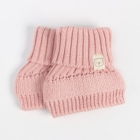 Носки-пинетки вязаные Крошка Я, р. 12, розовый