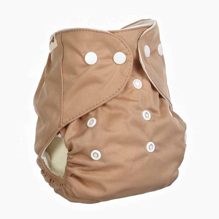Многоразовый подгузник &laquo;Львенок&raquo;, 3-15 кг, цвет коричневый, Крошка Я
