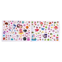 Книжка 500 наклеек &laquo;Для девочек&raquo;, 8 стр.