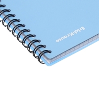 Блокнот на спирали А5, 80 листов, клетка, ErichKrause "Symbol", пластиковая обложка шелкография, блок офсет белизна 100%, голубой, Блокнот на спирали А5, 80 листов, клетка, ErichKrause "Symbol", пластиковая обложка шелкография, блок офсет белизна 100%, голубой,