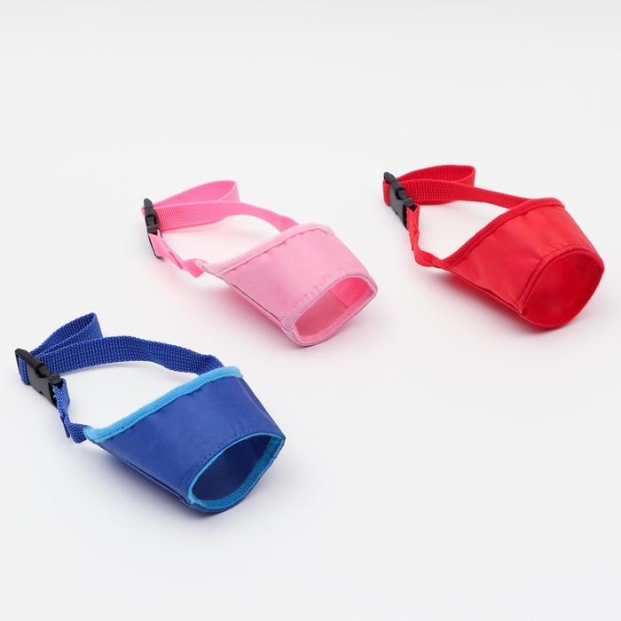 Намордник текстильный, размер 2 (длина по носу 4 см, обхват морды 20 см), микс цветов Намордник текстильный, размер 2 (длина по носу 4 см, обхват морды 20 см), микс цветов