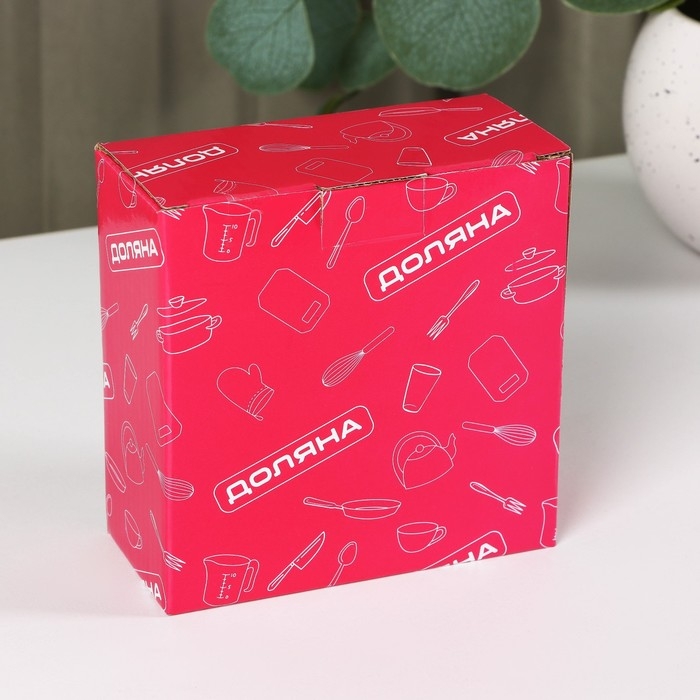 Салатник фарфоровый с ложкой Доляна &laquo;Зелёный сад&raquo;, 250 мл