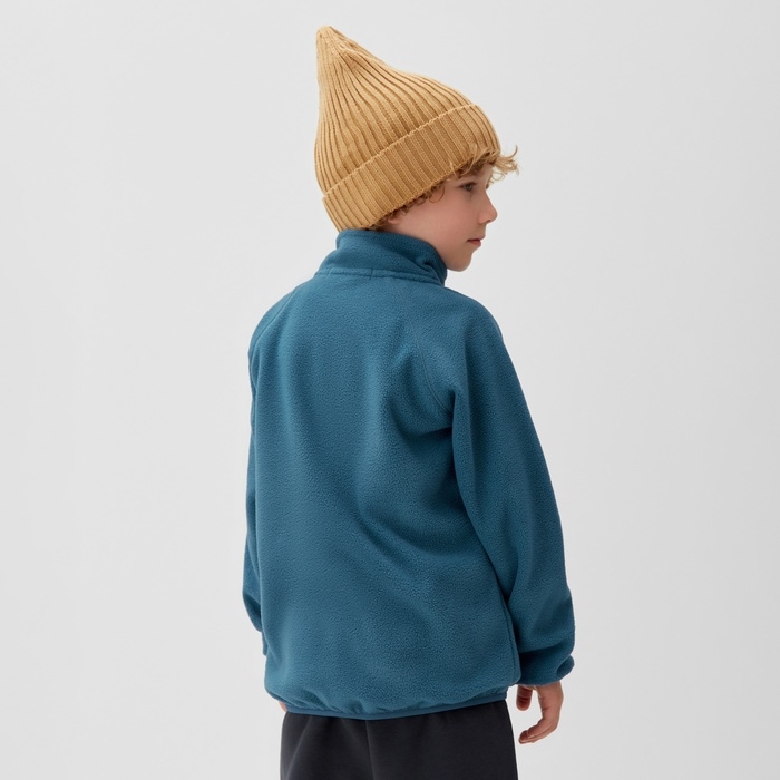 Детская кофта на молнии KAFTAN, цв. синий, р 34 (122-128)