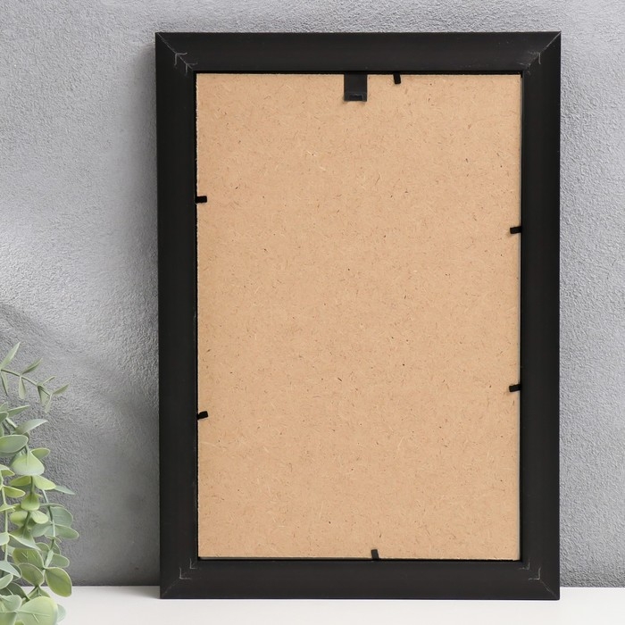 Фоторамка пластик "МИРАМ" 20х30 см чёрный (пластиковый экран)