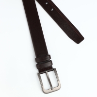 Ремень мужской, ширина 4 см, винт, пряжка металл, цвет коричневый Ремень мужской, ширина 4 см, винт, пряжка металл, цвет коричневый