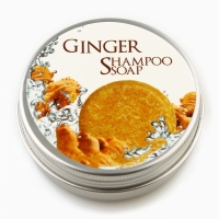 Твёрдый шампунь, с эфирным маслом &laquo;Имбирь&raquo;, 60 г