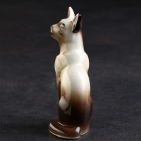 Статуэтка фарфоровая &laquo;Кошка Тайка&raquo;, сиам, 10см