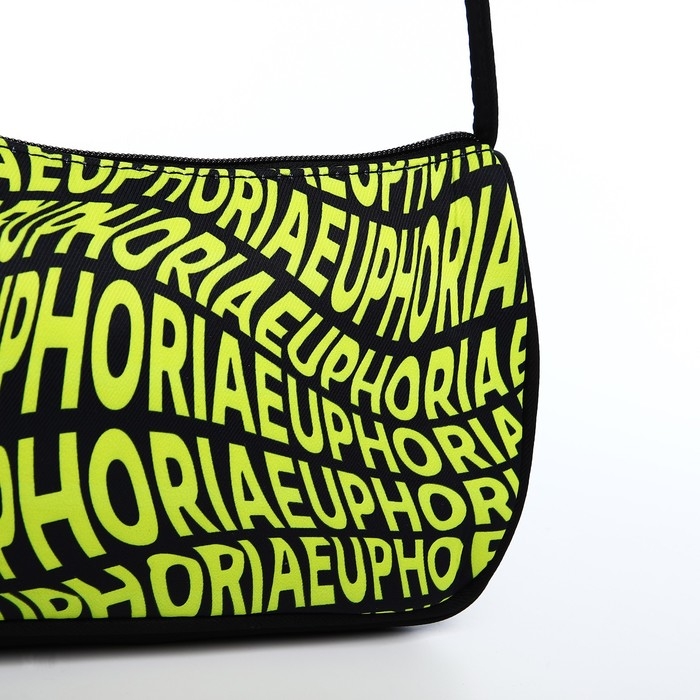 Сумка женская багет из текстиля, &laquo;Эйфория&raquo;, 23х13х5 см.