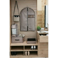 Органайзер для хранения белья Доляна &laquo;Браун&raquo;, 24 ячейки, 30&times;33&times;10 см, цвет коричневый