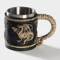 Кружка из нержавеющей стали &laquo;Дракон. Хэллоуин&raquo;, 400 мл