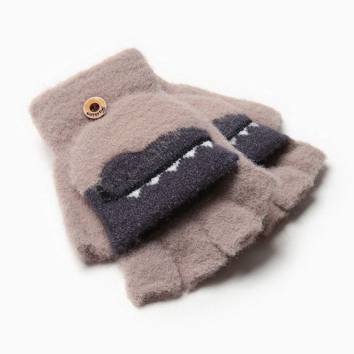 Митенки детские MINAKU 17 см бежевый Митенки детские MINAKU 17 см бежевый