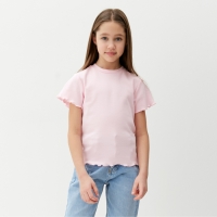 Футболка для девочки MINAKU, цвет розовый, рост 152 см Футболка для девочки MINAKU, цвет розовый, рост 152 см