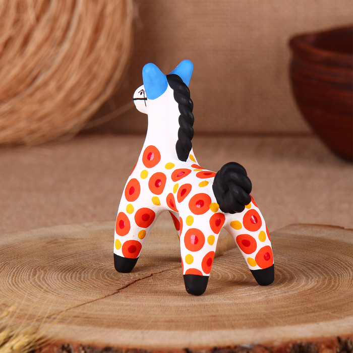 Дымковская игрушка Дымковская игрушка "Конь", микс