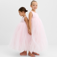 Платье детское нарядное KAFTAN рост 120, пыльно-розовый