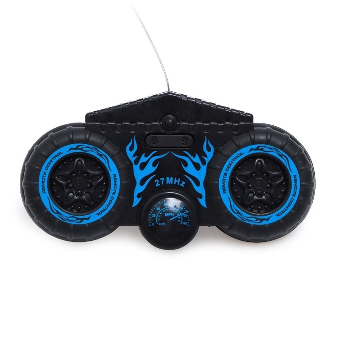 Машина радиоуправляемая &laquo;Дорожный патруль&raquo;, работает от батареек, цвет чёрный