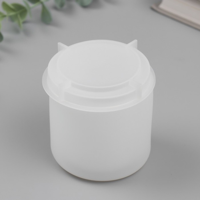 Молд силикон Молд силикон "Шкатулка. Гладкость" с крышкой 7,8х7,8х7,4 см