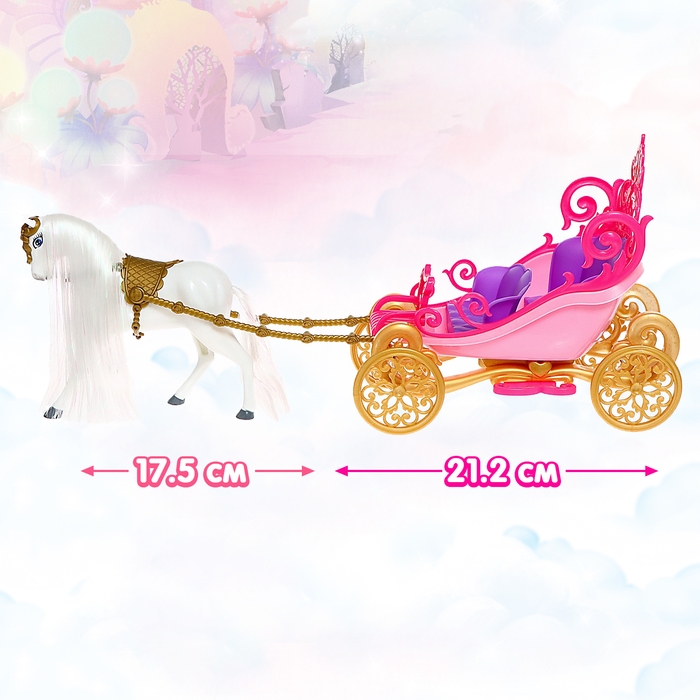 Карета для кукол &laquo;Сказка&raquo;, свет, звук