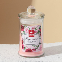 Свеча в банке «Радостных улыбок», аромат цветочный Свеча в банке «Радостных улыбок», аромат цветочный
