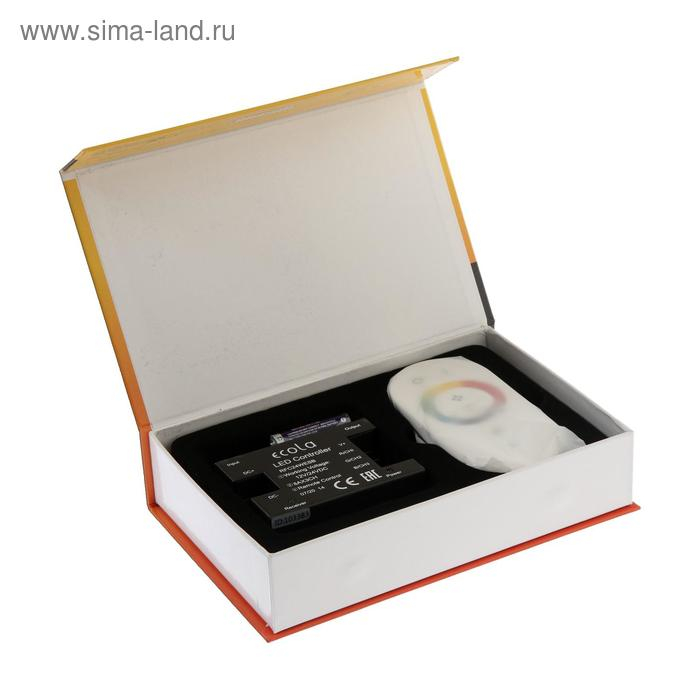 Контроллер Ecola для RGB ленты, 12 &ndash; 24 В, 24 А, пульт ДУ, белый