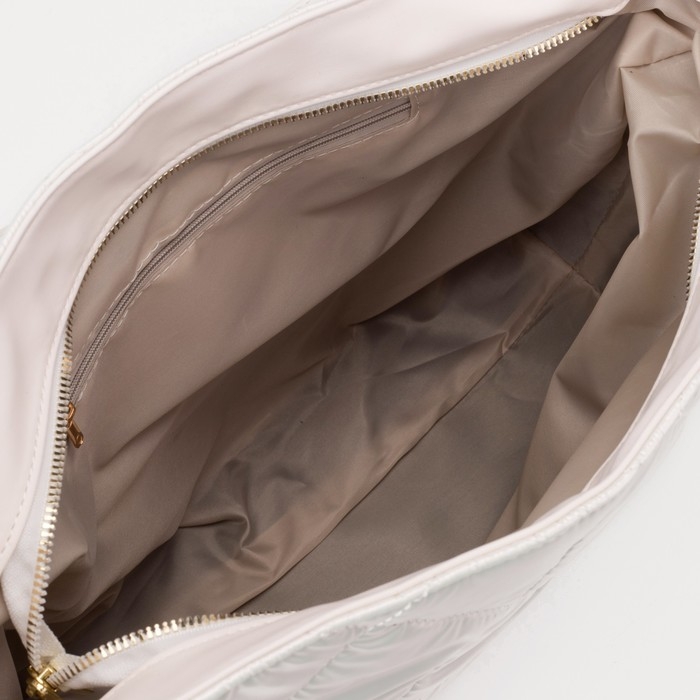 Сумка-мешок на молнии, цвет белый Сумка-мешок на молнии, цвет белый