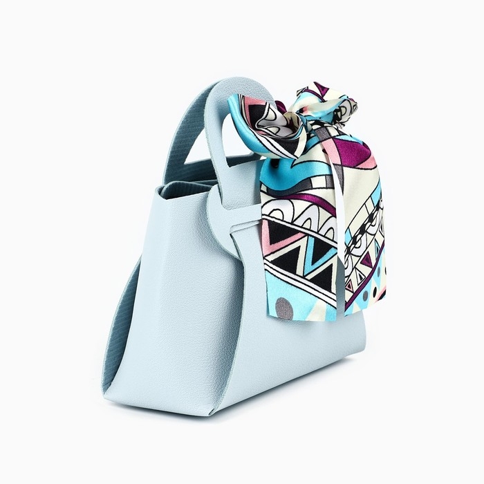 Сумочка подарочная &laquo;Голубая&raquo;, 12 х 13 х 5.5 см