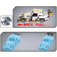 Конструктор гоночная машина GAO BO LE Project Machine, инерционный, 572 детали, 6+ Конструктор гоночная машина GAO BO LE Project Machine, инерционный, 572 детали, 6+