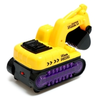 Экскаватор &laquo;Строитель&raquo;, работает от батареек, свет, звук