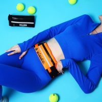 Сумка для бега поясная, на молнии, цвет оранжевый Сумка для бега поясная, на молнии, цвет оранжевый