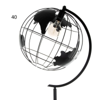 Торшер "Планета" E27 40Вт черный 48х30х165 см