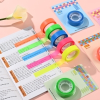 Набор 2 штуки, клейкая лента текстовыделительная (отклеиваемая) 75мм х 10м, оранжевый флуоресцентный Набор 2 штуки, клейкая лента текстовыделительная (отклеиваемая) 75мм х 10м, оранжевый флуоресцентный