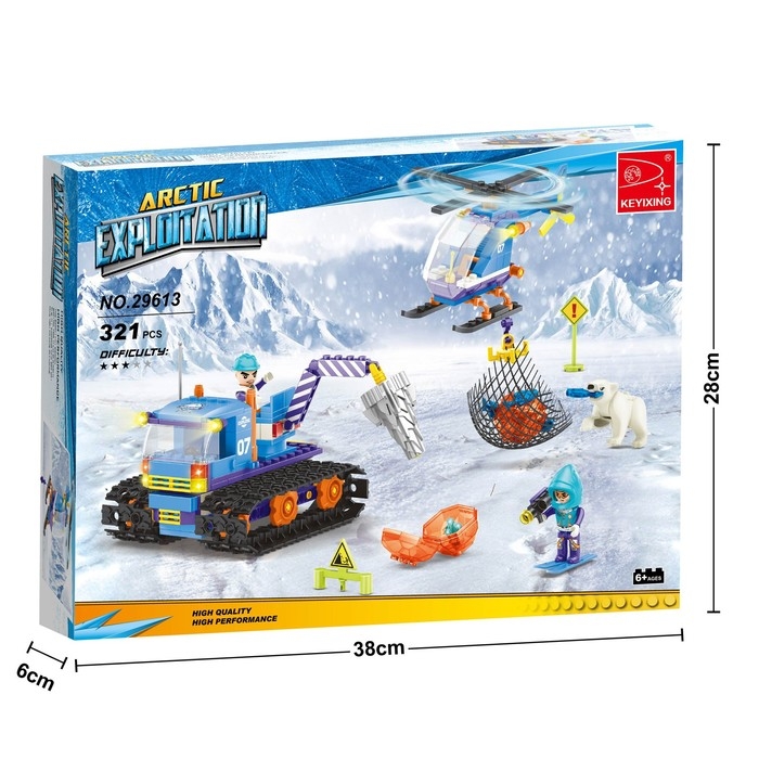 Конструктор Арктика &laquo;Сокровища севера&raquo;, 321 деталь