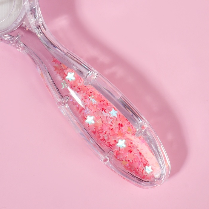 Расчёска-шейкер &laquo;Кошечки&raquo;, 5,3 &times; 18,3 см, рисунок МИКС