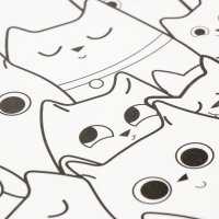 Магнит-раскраска многоразовая &laquo;Котики&raquo;, 14,8 &times; 21 см