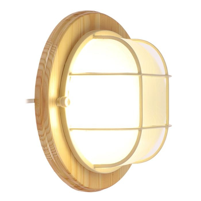 Светильник НБО 03-60-012 УХЛ3, 60 Вт, Е27, 220 В, IP54, до +130&deg;, с реш., цвет клён