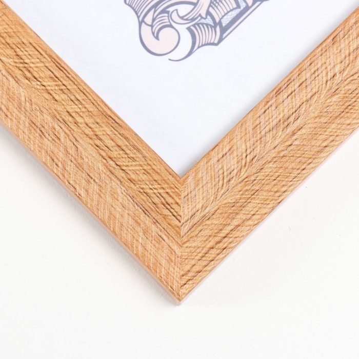 Фоторамка пластик формат А4 "Карин" пшеничная 23,6х32,3х1 см