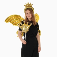 Набор фольгированных шаров «Карнавальный набор. Золото», 3 шт. Набор фольгированных шаров «Карнавальный набор. Золото», 3 шт.