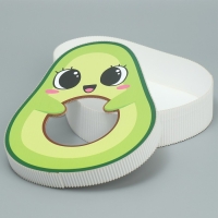 Коробка подарочная, кондитерская упаковка, &laquo;Авокадо&raquo;, 19х24,5х5 см